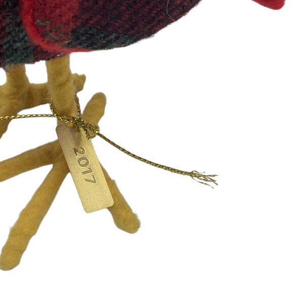 Target Spritz 2017 Featherly Friends BRIGGS Fabric Bird Figurine 6.5" Winter - Picture 6 of 8